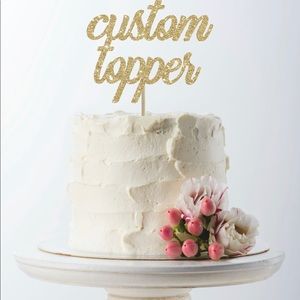Personalized Cake Toppers